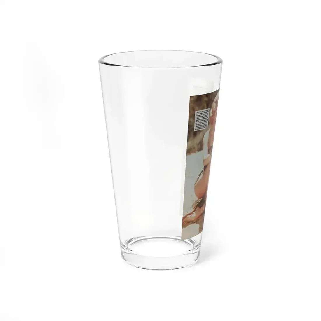 Anita Ekberg #307 Femme Fatales Magazine August '98 - Bernard Of Hollywood Vintage Glamour Pin-Ups 2nd Page (Vintage Female Icon) Pint Glass 16oz - Go Mug Yourself