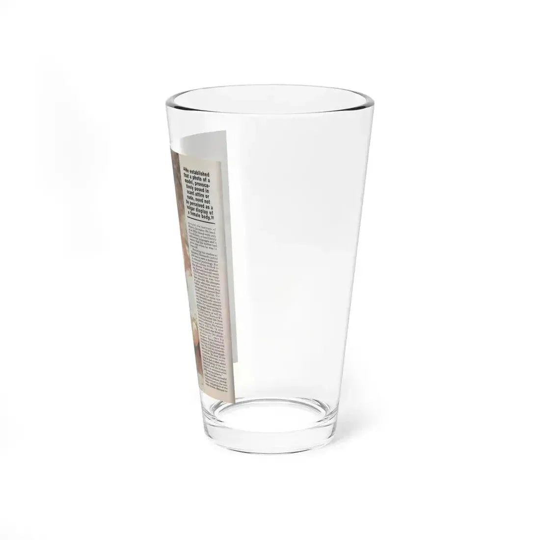 Anita Ekberg #307 Femme Fatales Magazine August '98 - Bernard Of Hollywood Vintage Glamour Pin-Ups 2nd Page (Vintage Female Icon) Pint Glass 16oz - Go Mug Yourself