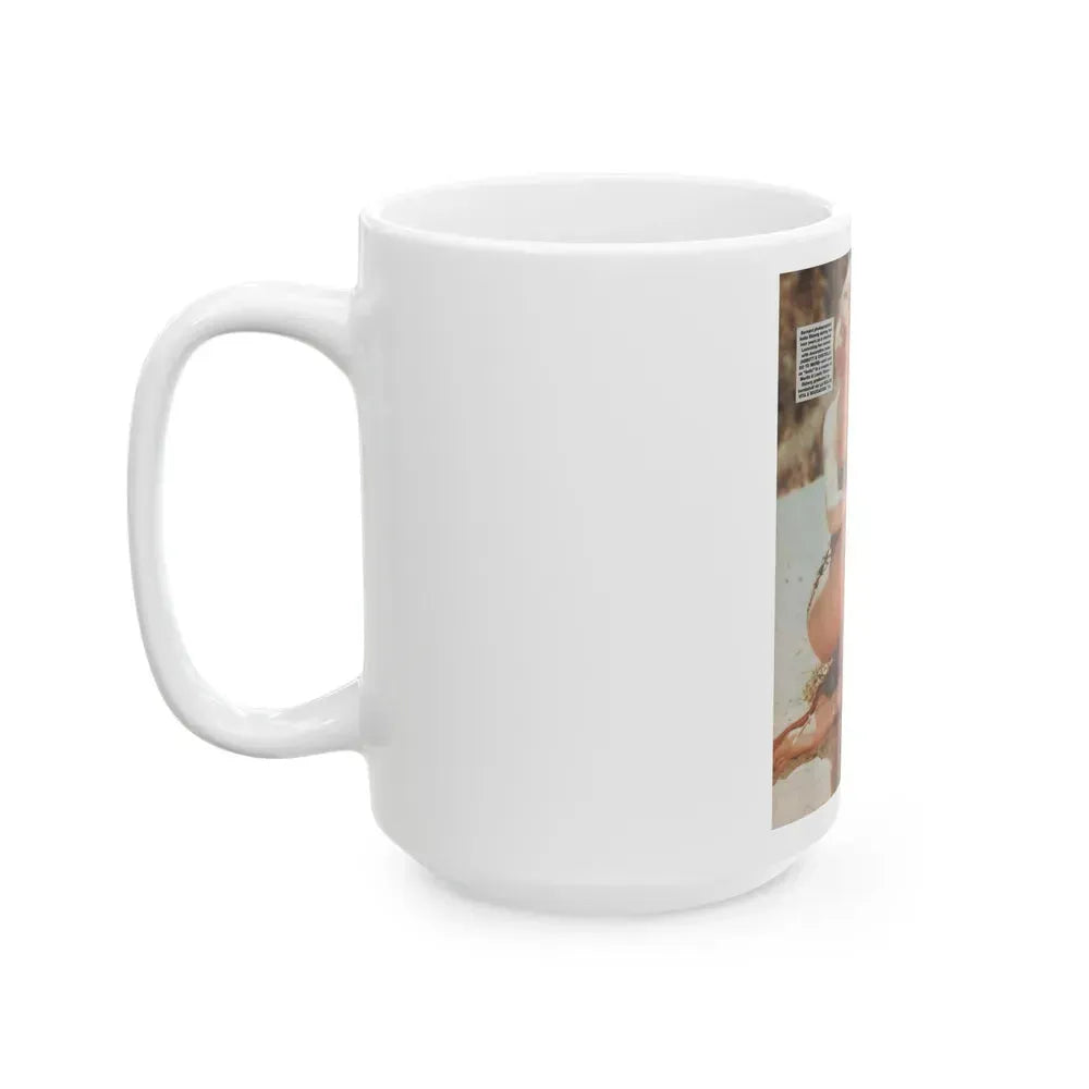 Anita Ekberg #307 Femme Fatales Magazine August '98 - Bernard Of Hollywood Vintage Glamour Pin-Ups 2nd Page (Vintage Female Icon) White Coffee Mug - Go Mug Yourself