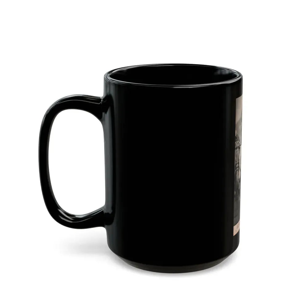 Anita Ekberg #352 - Modern Screen Mag. July '55 (Vintage Female Icon) Black Coffee Mug - Go Mug Yourself