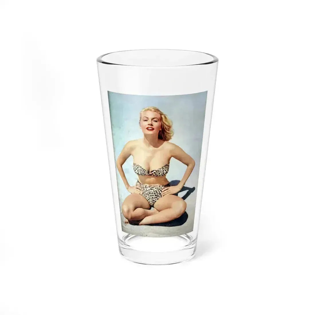 Anita Ekberg #362 (Vintage Female Icon) Pint Glass 16oz 16oz - Go Mug Yourself