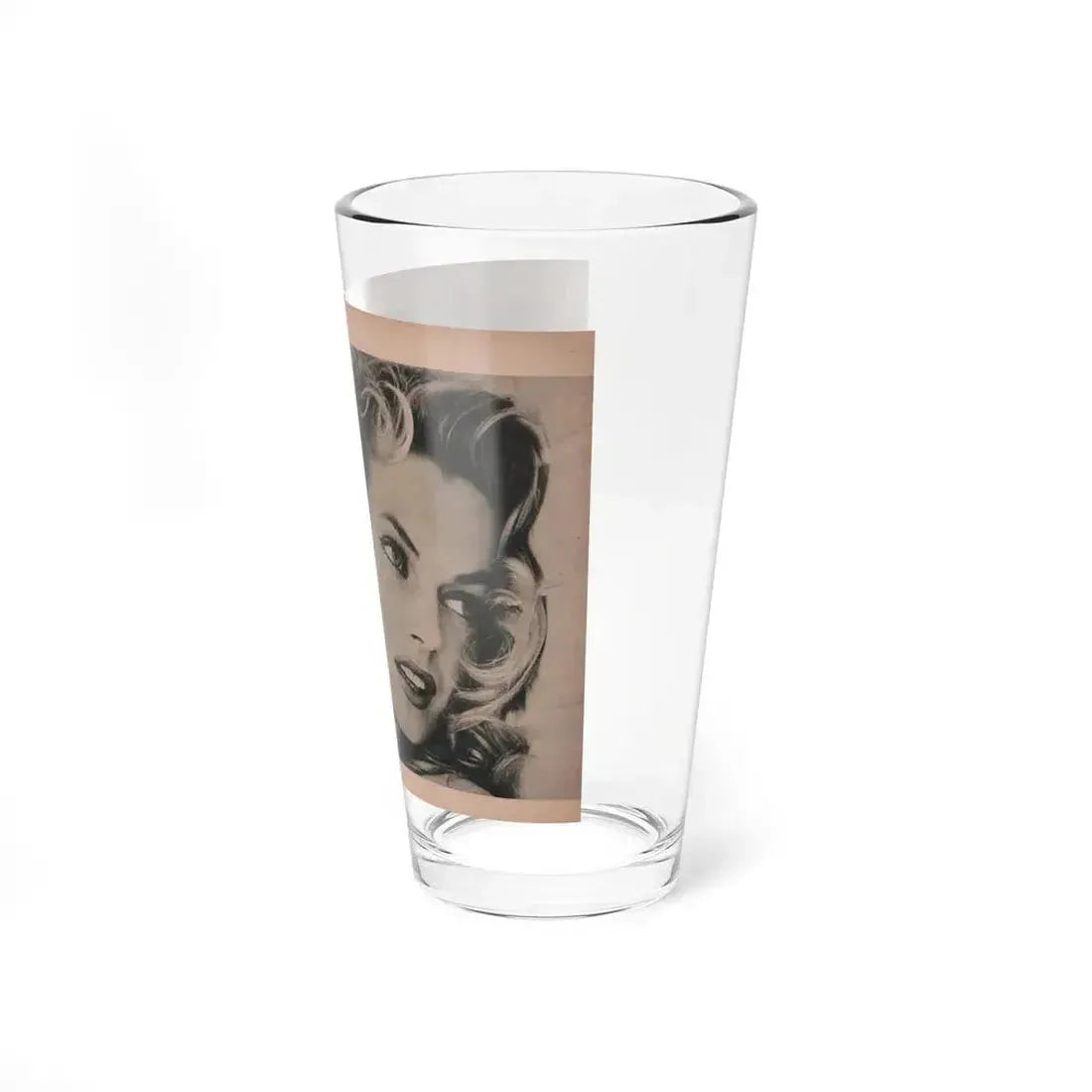 Anita Ekberg #403 - PHOTO Digest Mag. Nov. '55 - 2 Pages, 3 B&W Pics (Vintage Female Icon) Pint Glass 16oz - Go Mug Yourself