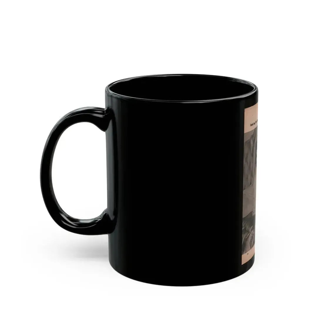 Anita Ekberg #405 - PHOTO Digest Mag. Nov. '55 - 1 Page, 1 B&W Pic (Vintage Female Icon) Black Coffee Mug - Go Mug Yourself