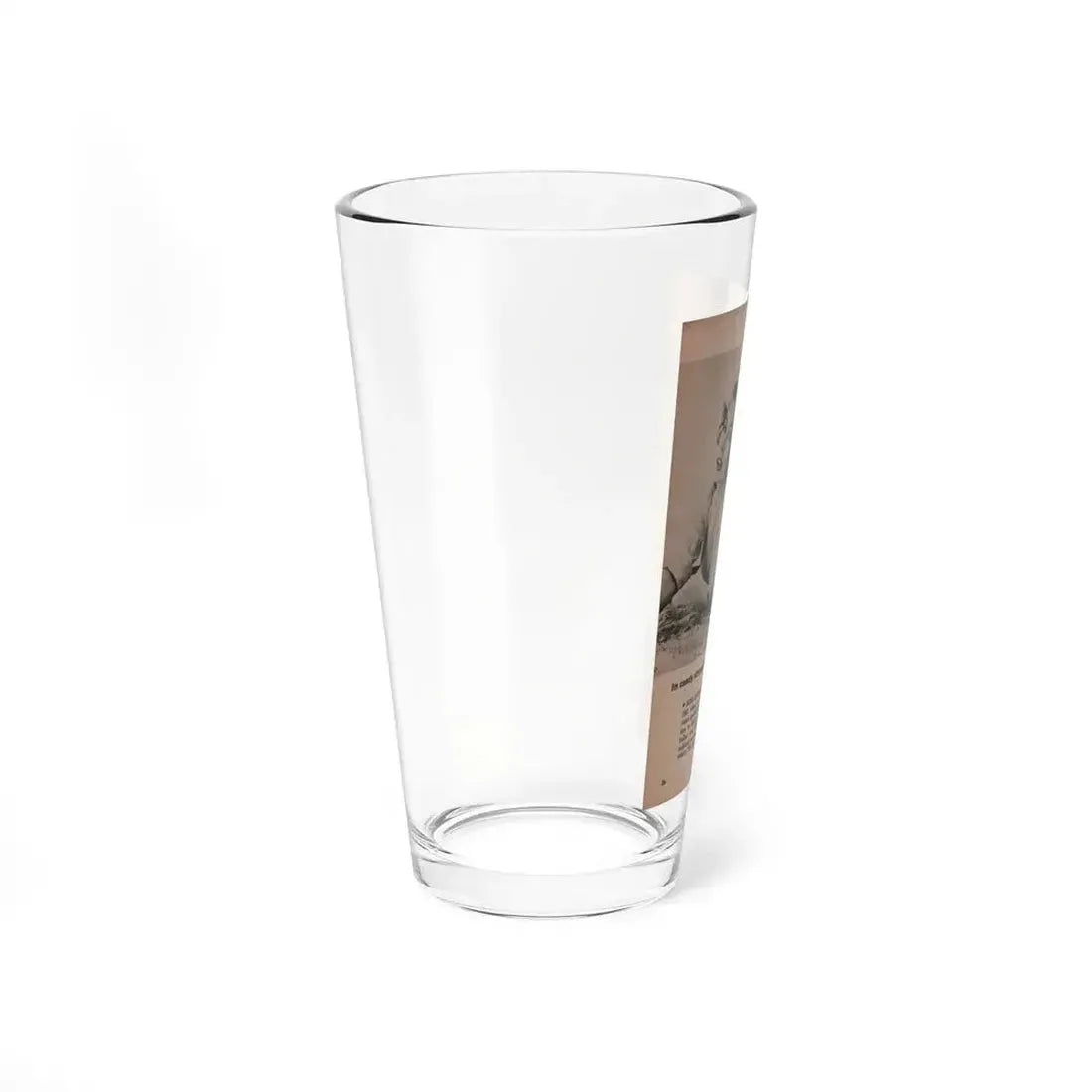 Anita Ekberg #406 - PHOTO Digest Mag. Nov. '55 - 1 Page, 1 B&W Pic (Vintage Female Icon) Pint Glass 16oz - Go Mug Yourself