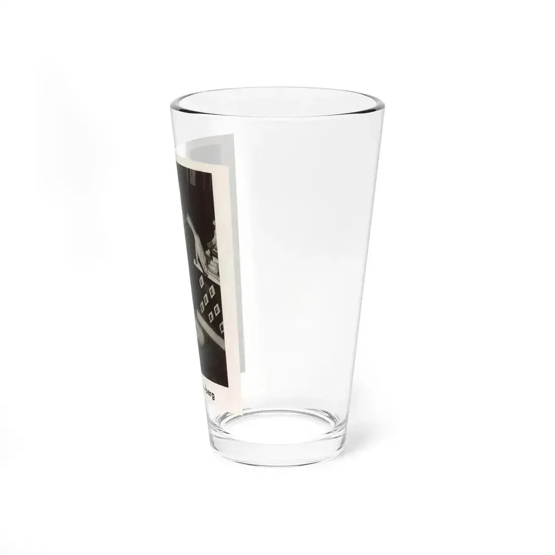 Anita Ekberg #427 - Earl Wilson's Showgirls Mag. '56 - 1 Small B&W Photo & Article on Reverside of Cover (Vintage Female Icon) Pint Glass 16oz - Go Mug Yourself