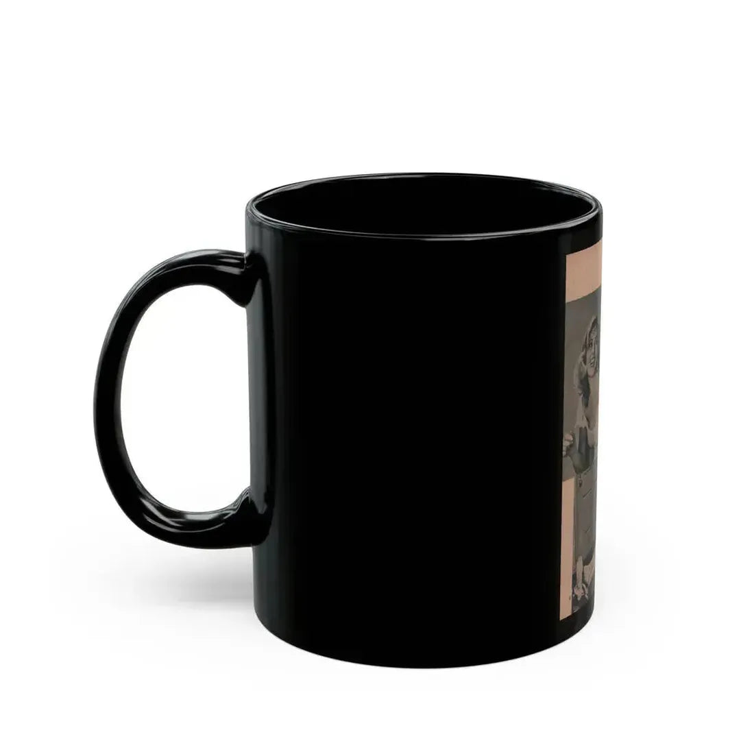 Anita Ekberg #434 - PHOTO Digest March '55 - 2 Pages & 3 B&W Photos (Vintage Female Icon) Black Coffee Mug - Go Mug Yourself