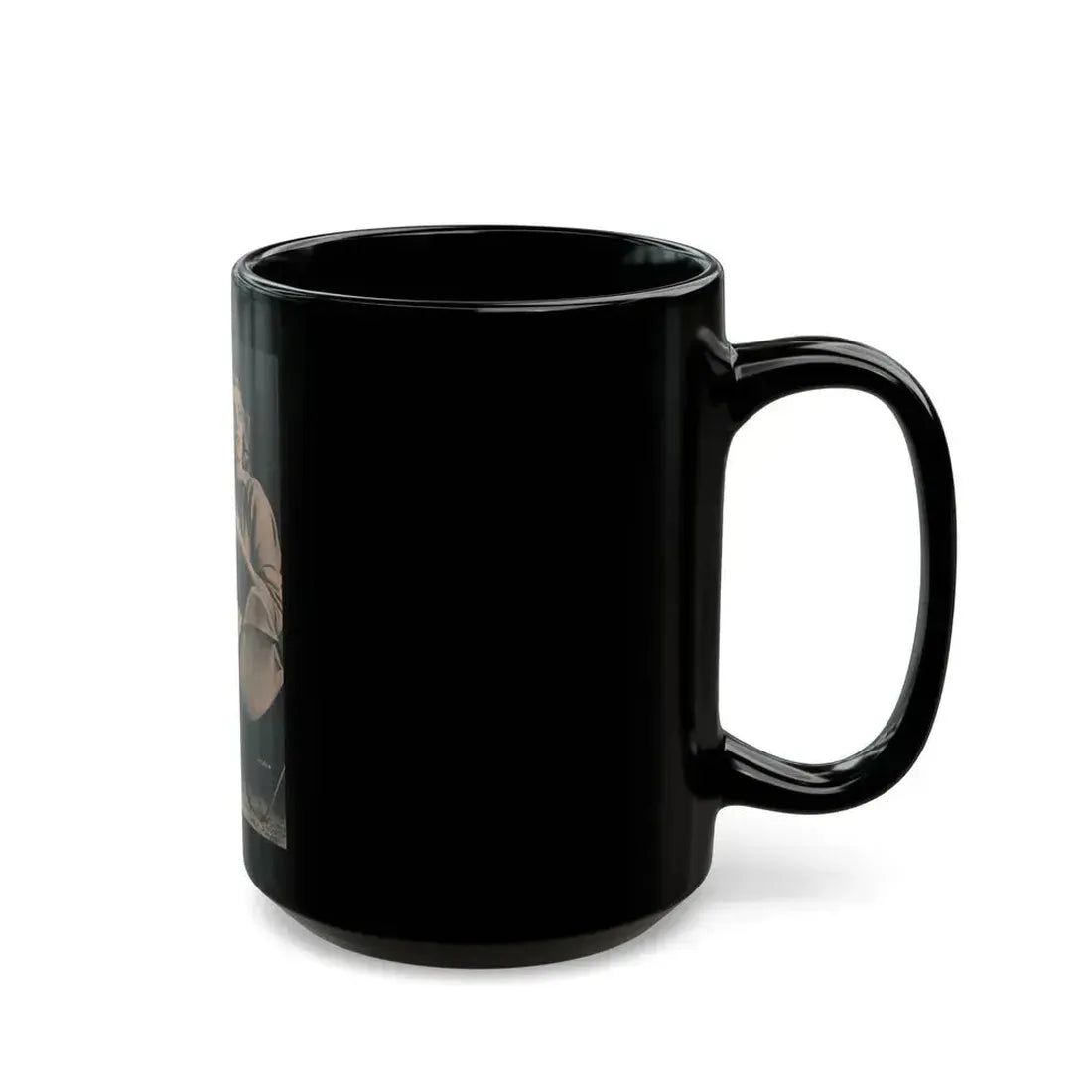 Anita Ekberg #435 - PHOTO Digest March '55 - 1 Pages, 1 B&W Photo & Caption (Vintage Female Icon) Black Coffee Mug - Go Mug Yourself