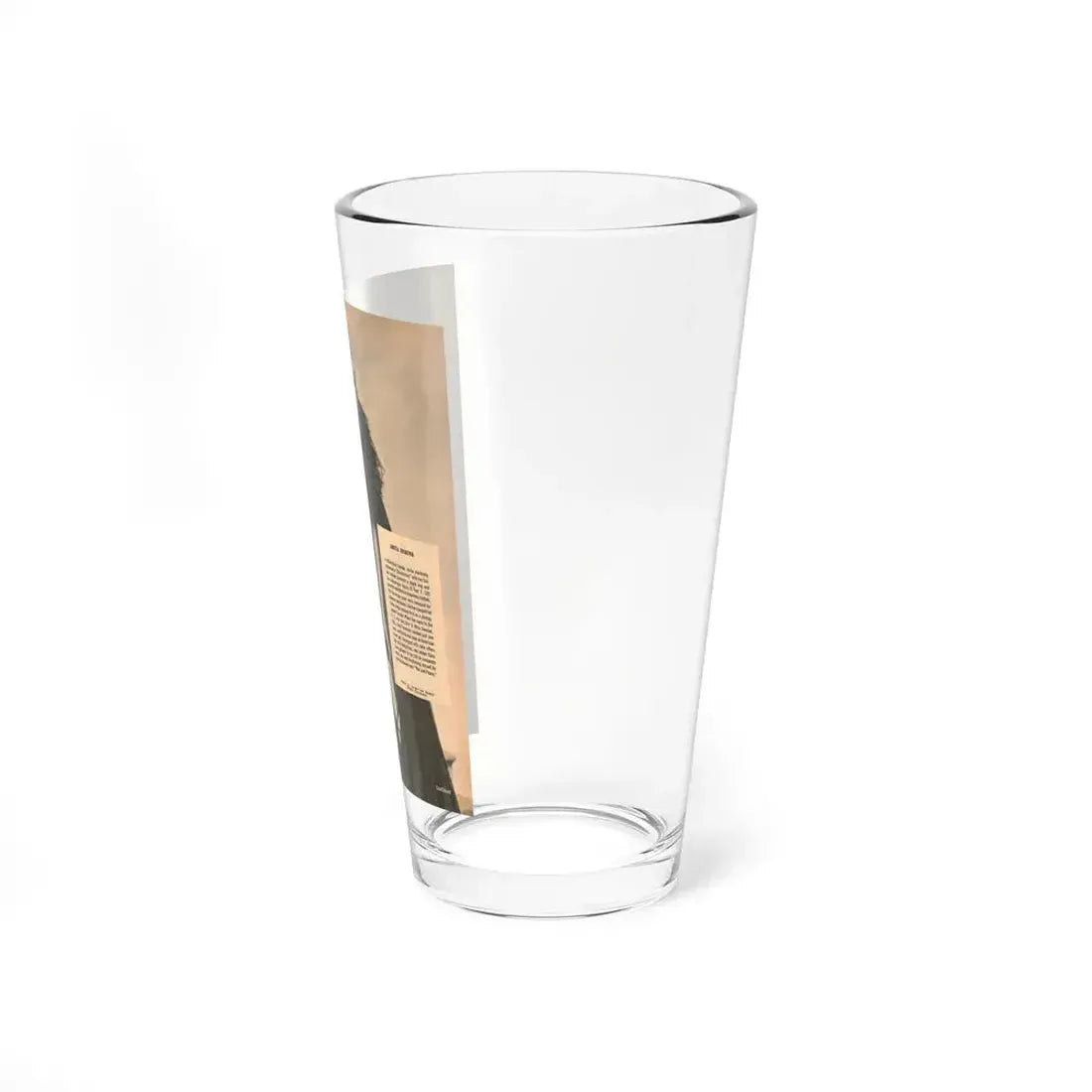 Anita Ekberg #439 - Vintage 8.5x10.5 B&W Full Page Pin-Up Circa 1950's (Vintage Female Icon) Pint Glass 16oz - Go Mug Yourself