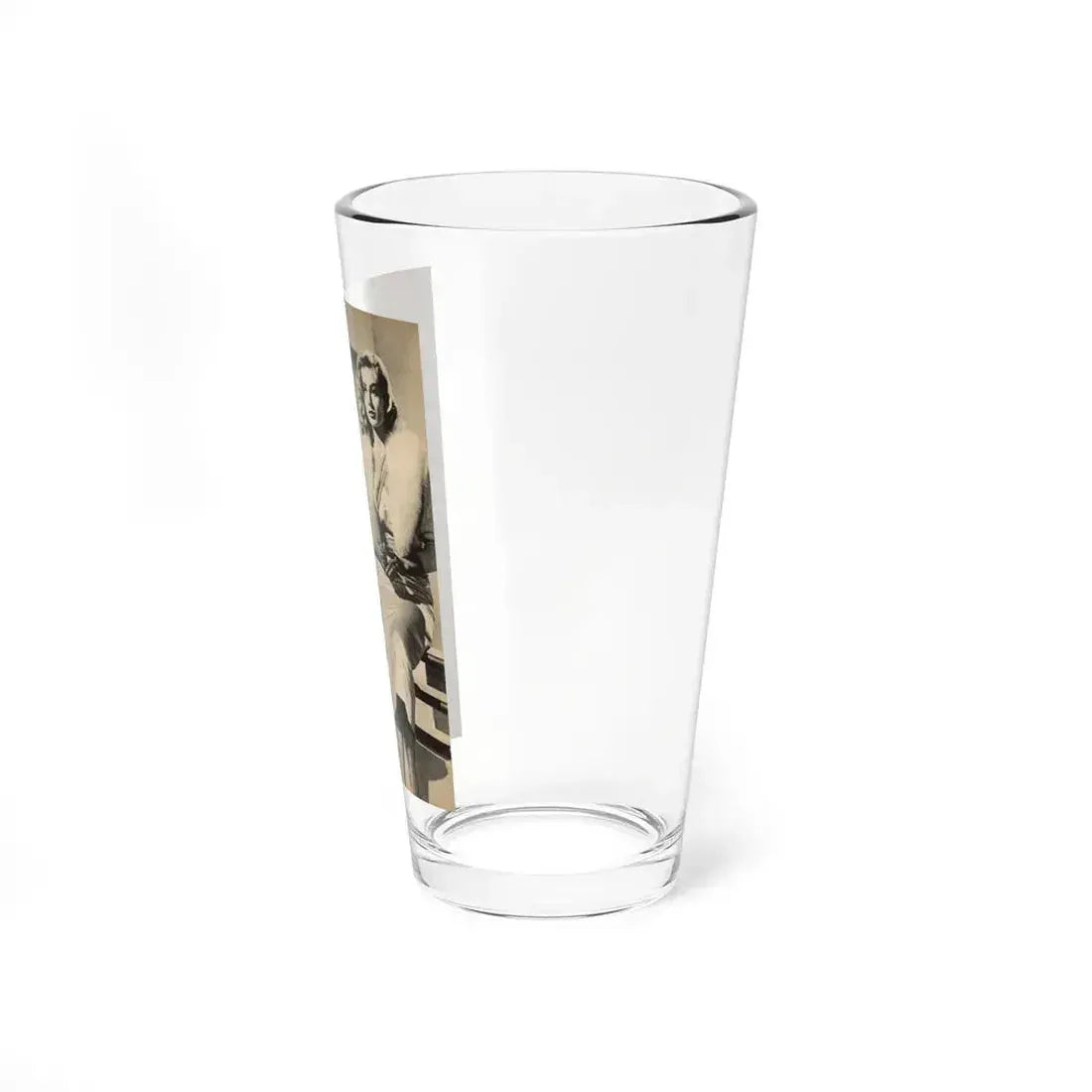 Anita Ekberg #440 - 1 B&W Photos, Caption & Article from JOY Digest Mag. February '60 (Vintage Female Icon) Pint Glass 16oz - Go Mug Yourself