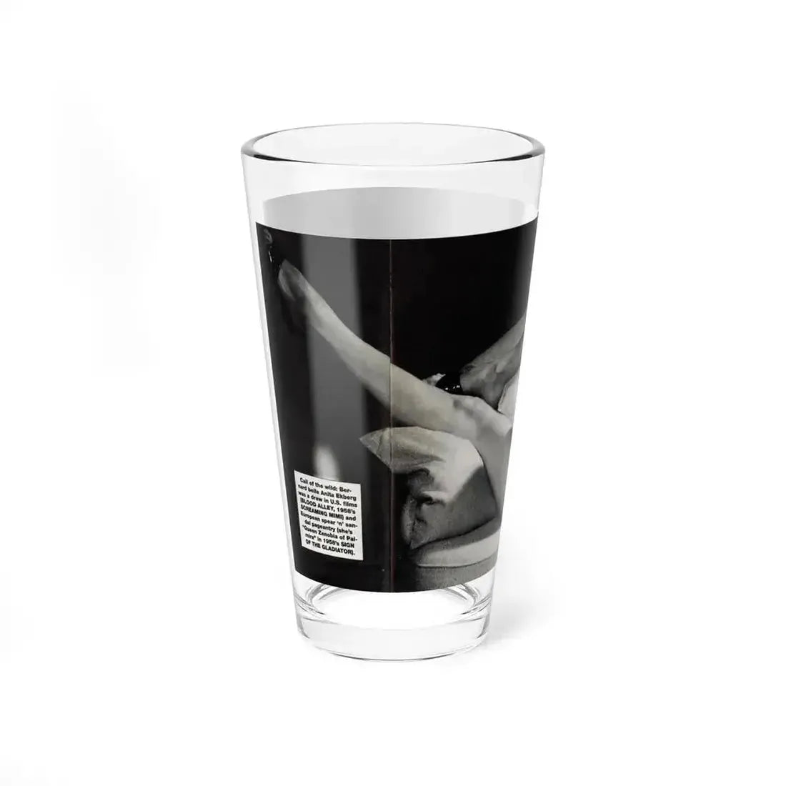 Anita Ekberg #445 - (Vintage Female Icon) Pint Glass 16oz - Go Mug Yourself