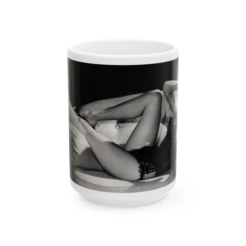 Anita Ekberg #445 - (Vintage Female Icon) White Coffee Mug-15oz-Go Mug Yourself
