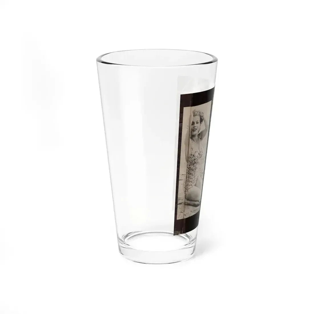 Anita Ekberg #447 - 1 Page, 2 B&W Photos from After Hours Vol. 1, No. 4 '57 Mag. (Vintage Female Icon) Pint Glass 16oz - Go Mug Yourself