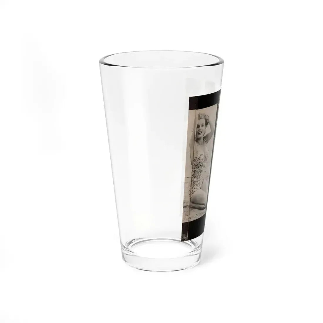Anita Ekberg #448 - 1 Page, 2 B&W Photos from After Hours Vol. 1, No. 4 '57 Mag. (Vintage Female Icon) Pint Glass 16oz - Go Mug Yourself