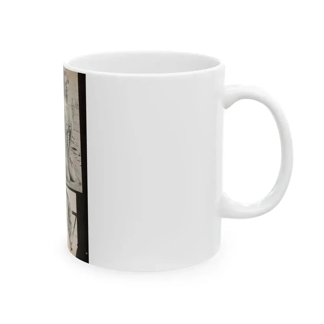 Anita Ekberg #450 - 1 Page, 2 B&W Photos, Headline & Short Article from After Hours Vol. 1, No. 4 '57 Mag. (Vintage Female Icon) White Coffee Mug - Go Mug Yourself