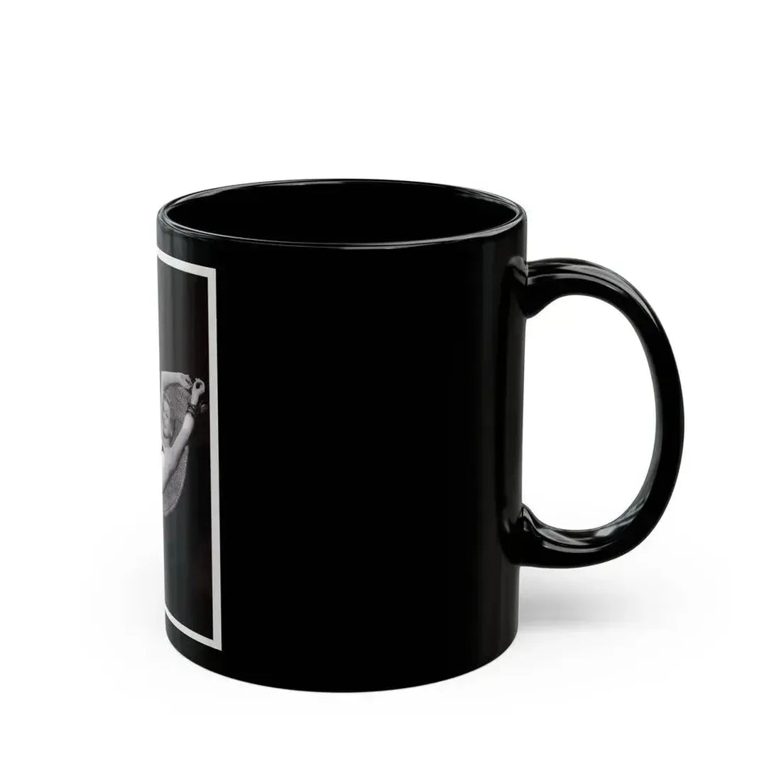 Anita Ekberg #451 - 8x10 B&W Pin-Up Photo HQ Re-Print (Vintage Female Icon) Black Coffee Mug - Go Mug Yourself