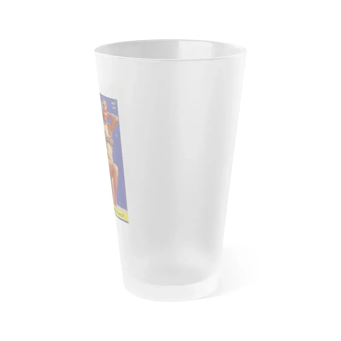 Anita Ekberg #46 - Mag. Cover (Vintage Female Icon) Frosted Pint Glass 16oz - Go Mug Yourself