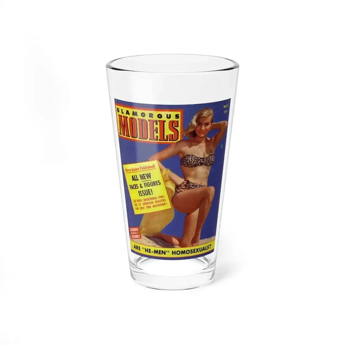 Anita Ekberg #46 - Mag. Cover (Vintage Female Icon) Pint Glass 16oz 16oz - Go Mug Yourself