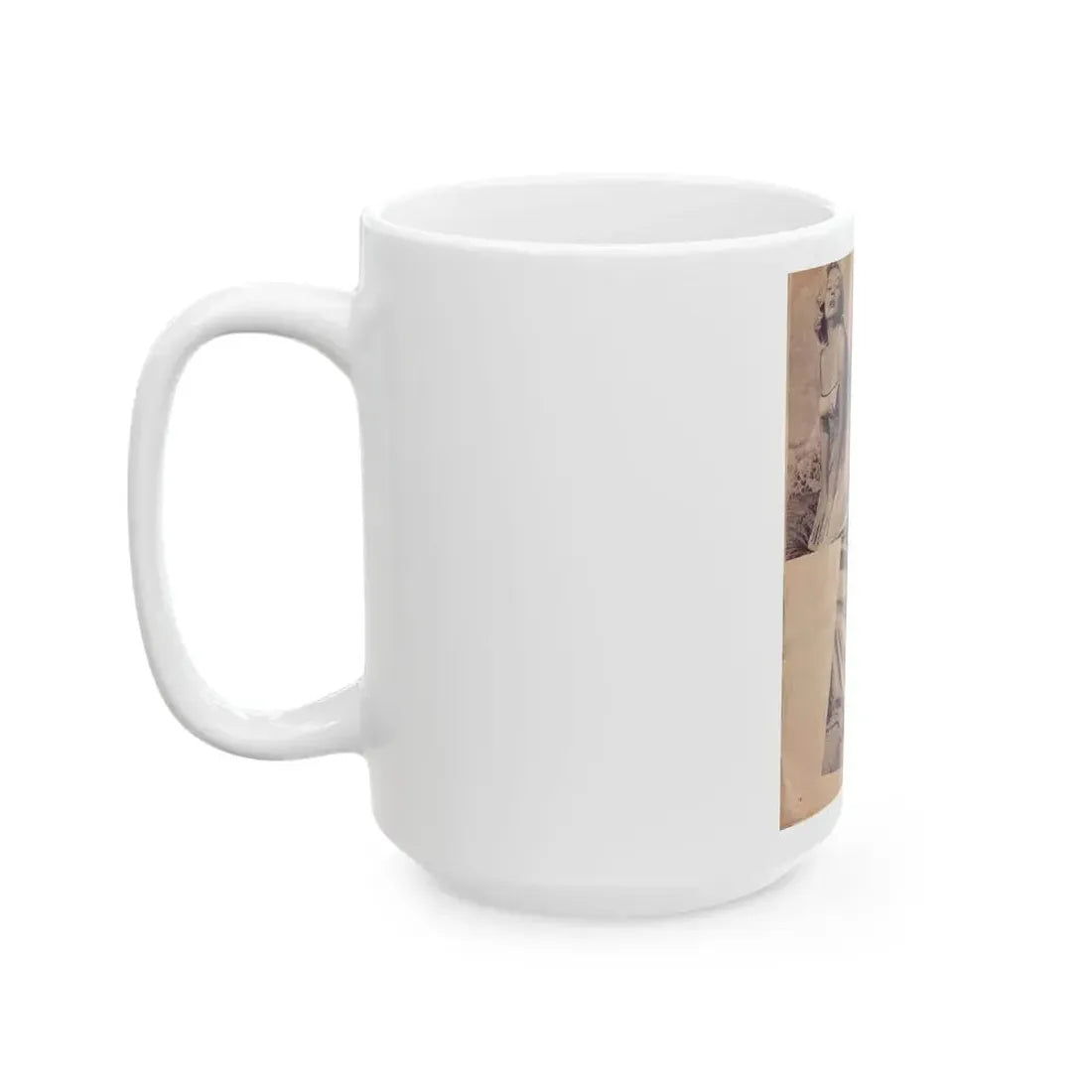 Anita Ekberg #93 - Mag. Clipping (Vintage Female Icon) White Coffee Mug - Go Mug Yourself