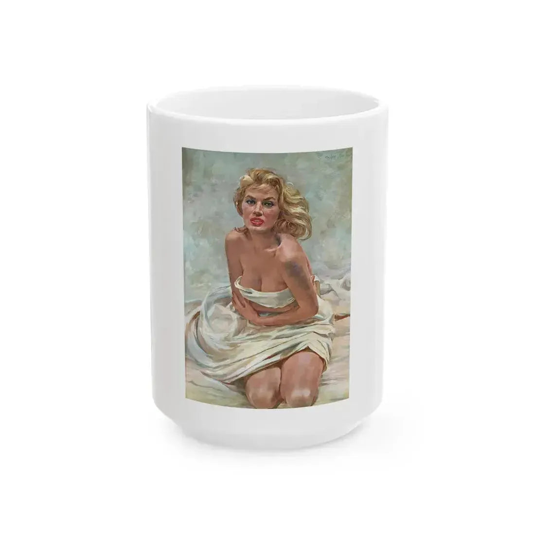Anita Ekberg, Esquire, 1955 - White Coffee Mug 15oz - Go Mug Yourself