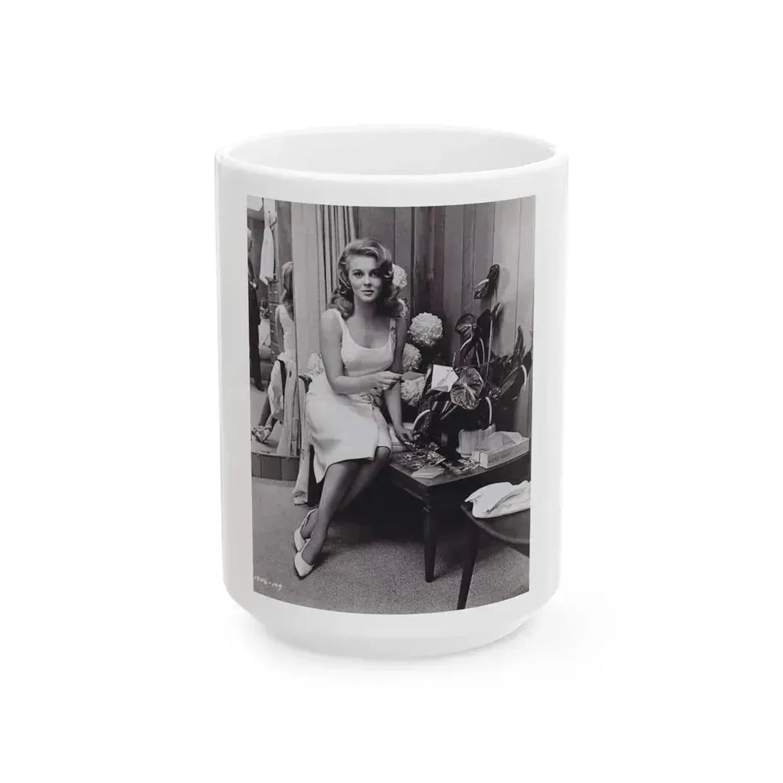 Ann-Margret #197 (Vintage Female Icon) White Coffee Mug 15oz - Go Mug Yourself