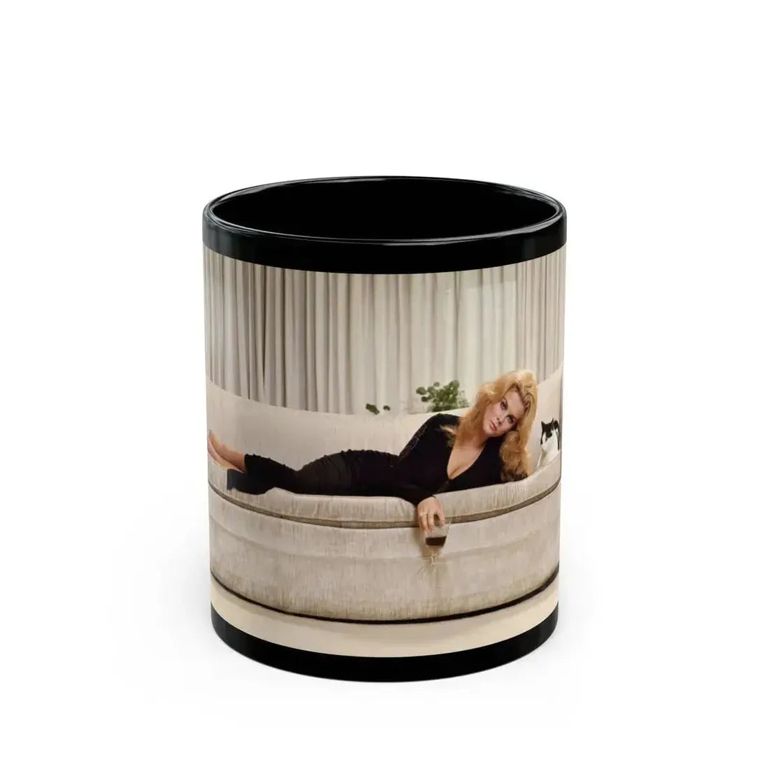Ann-Margret #237 (Vintage Female Icon) Black Coffee Mug 11oz - Go Mug Yourself