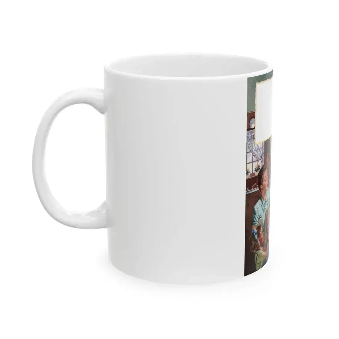 Ann Page ad, Woman's Day, June 1947 - White Coffee Mug - Go Mug Yourself