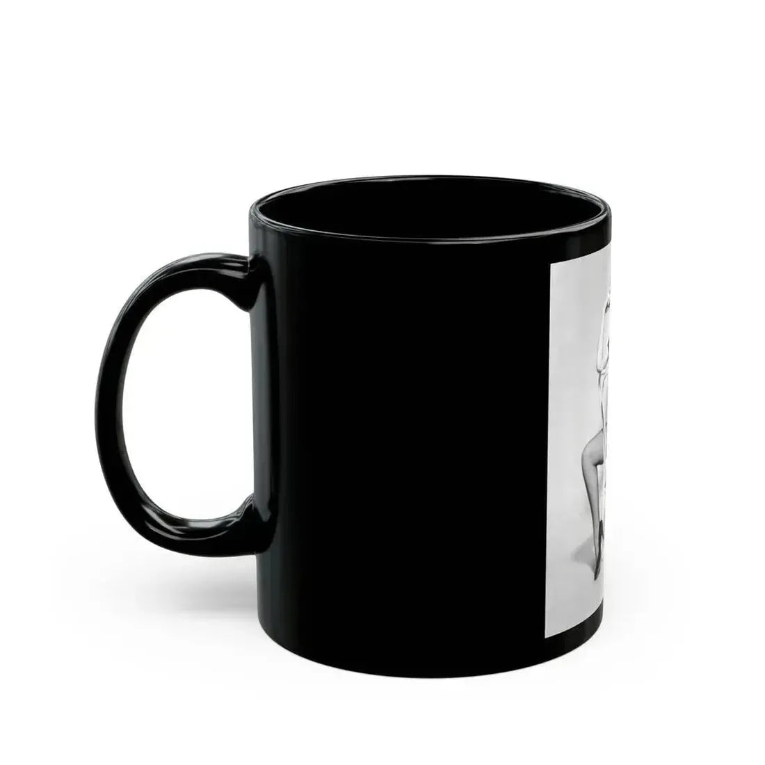 Ann Robinson #07 (Vintage Female Icon) Black Coffee Mug - Go Mug Yourself