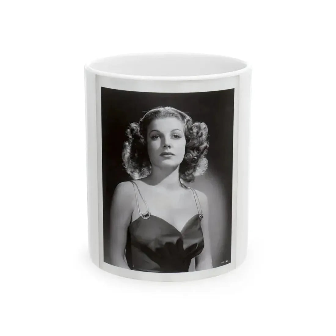 Ann Sheridan #183 (Vintage Female Icon) White Coffee Mug 11oz - Go Mug Yourself