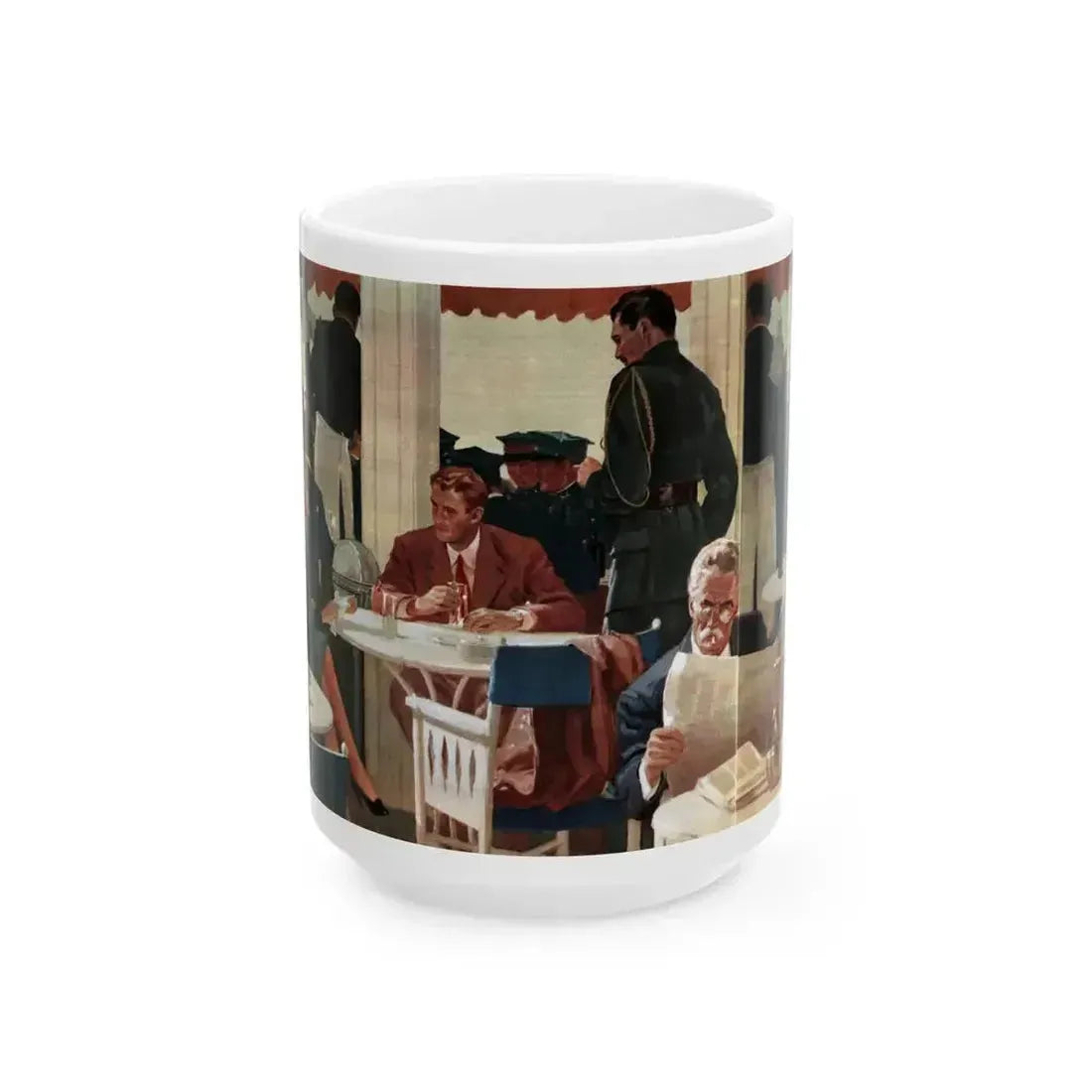 Anna Maria - Mary Ann, Woman's Home Companion, April 1940 - White Coffee Mug 15oz - Go Mug Yourself