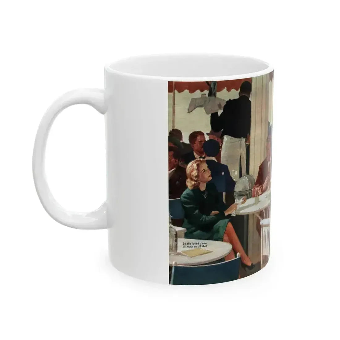 Anna Maria - Mary Ann, Woman's Home Companion, April 1940 - White Coffee Mug - Go Mug Yourself