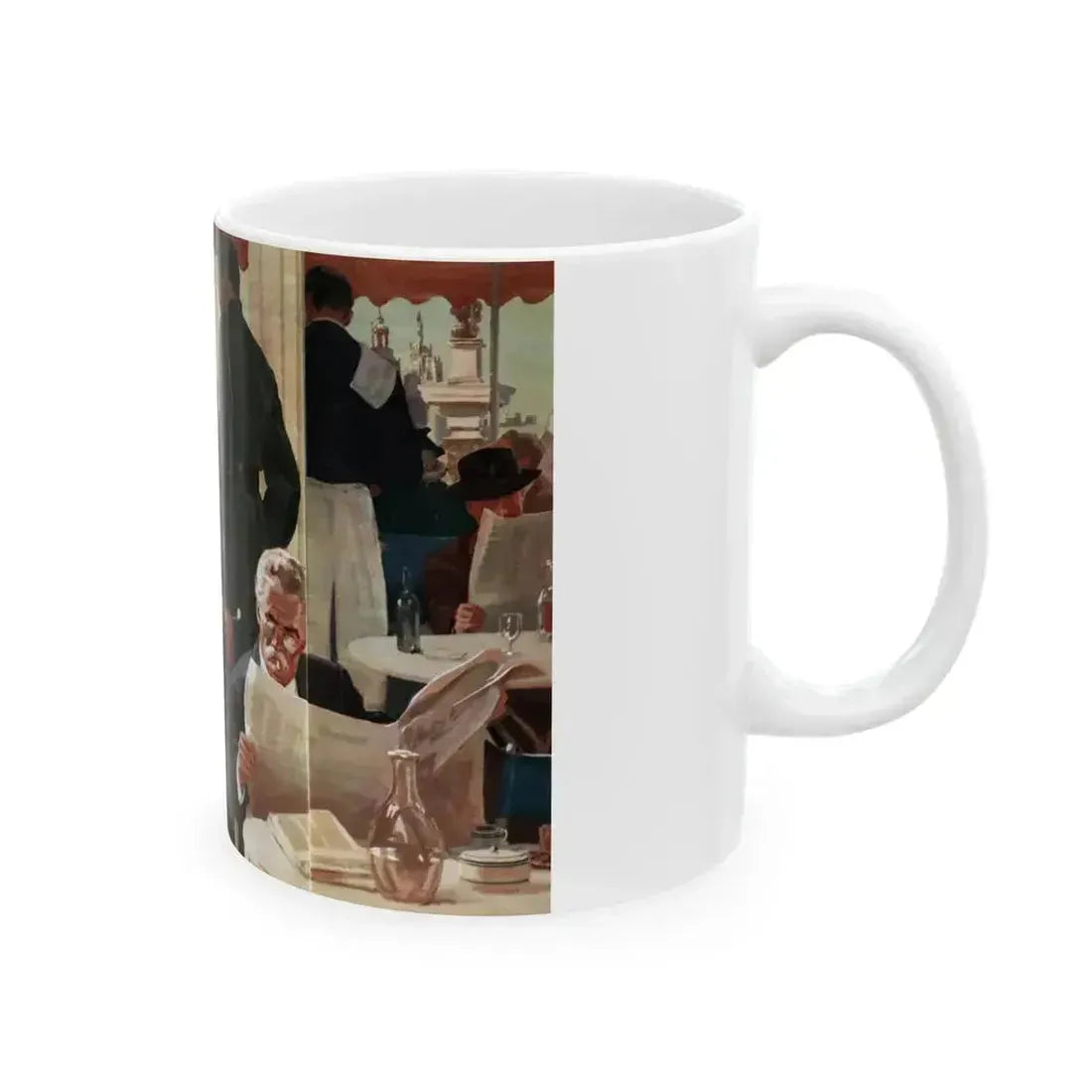 Anna Maria - Mary Ann, Woman's Home Companion, April 1940 - White Coffee Mug - Go Mug Yourself