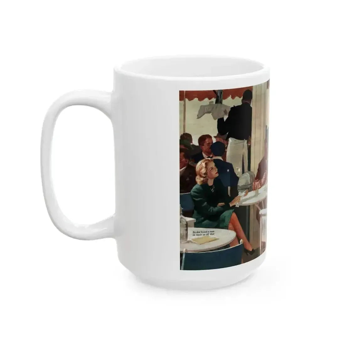 Anna Maria - Mary Ann, Woman's Home Companion, April 1940 - White Coffee Mug - Go Mug Yourself