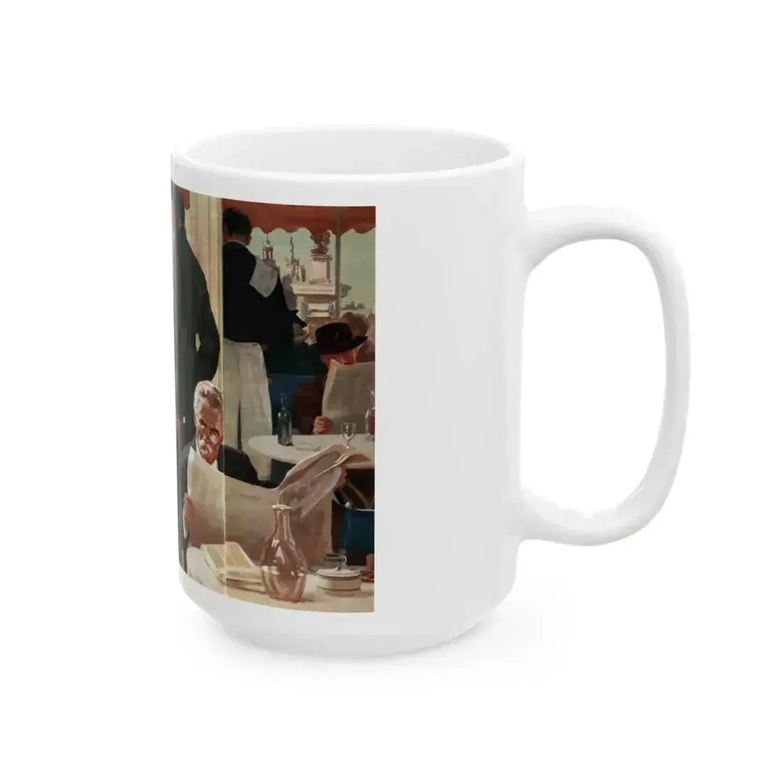 Anna Maria - Mary Ann, Woman's Home Companion, April 1940 - White Coffee Mug - Go Mug Yourself
