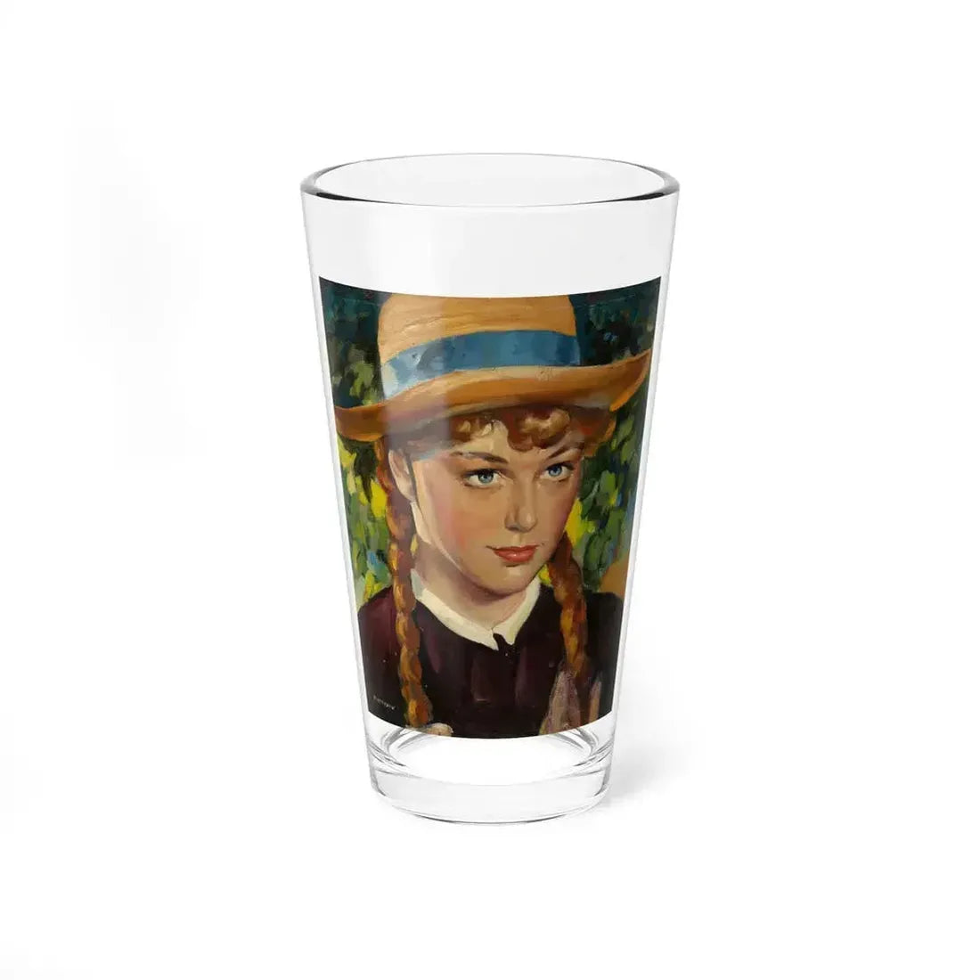 Anne of Green Gables, movie promotion illustration (Magazine Illustration) Pint Glass 16oz 16oz - Go Mug Yourself