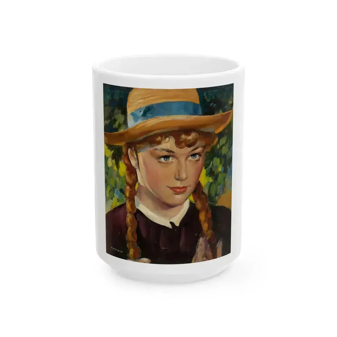 Anne of Green Gables, movie promotion illustration - White Coffee Mug 15oz - Go Mug Yourself
