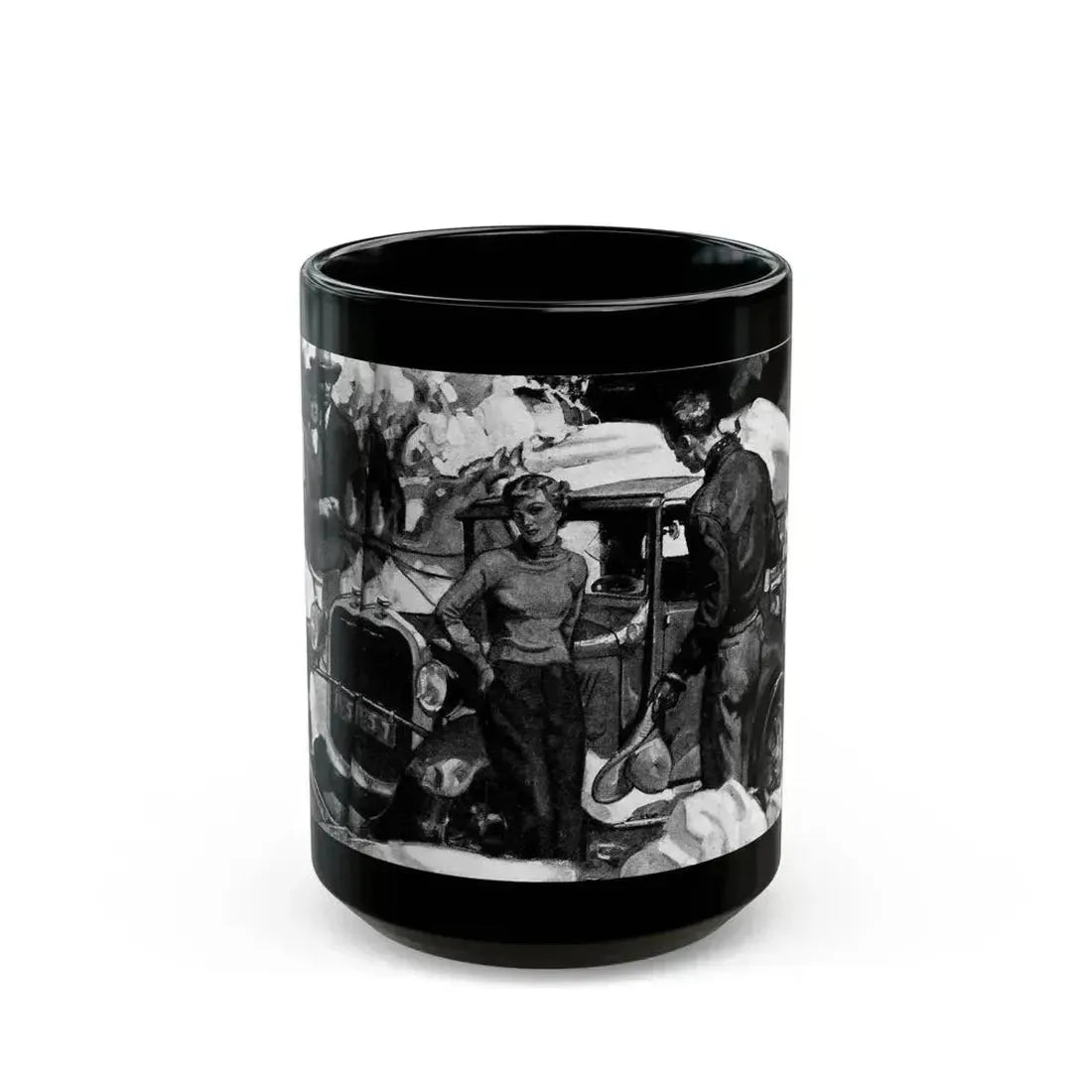 Anne's Heart Comes Home, Liberty magazine, June 18,1938 - Black Coffee Mug 15oz - Go Mug Yourself