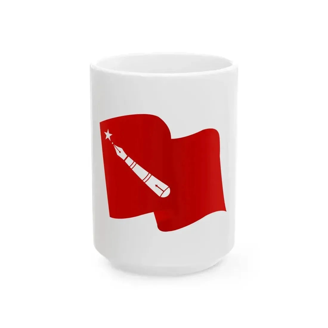 ANNFSU Flag (Nepal) White Coffee Mug 15oz - Go Mug Yourself