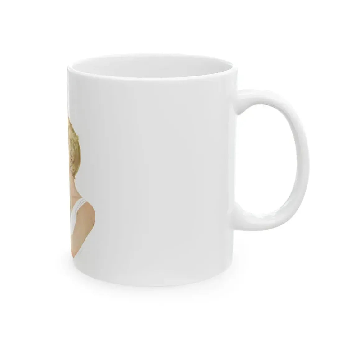 Anniversary Quarrel by Marnie Ellington, Woman's Own magazine, 1957 - White Coffee Mug - Go Mug Yourself