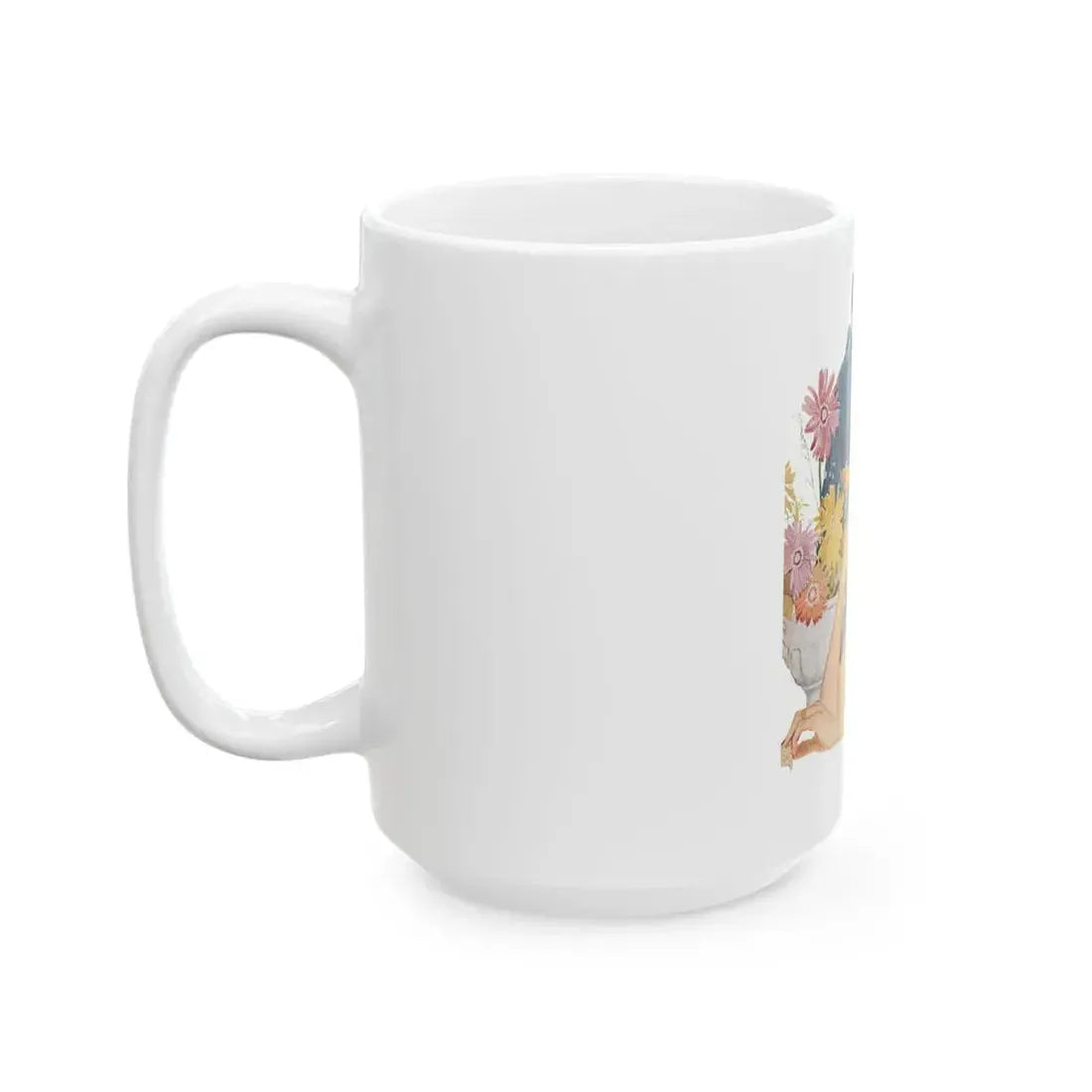 Anniversary Quarrel by Marnie Ellington, Woman's Own magazine, 1957 - White Coffee Mug - Go Mug Yourself