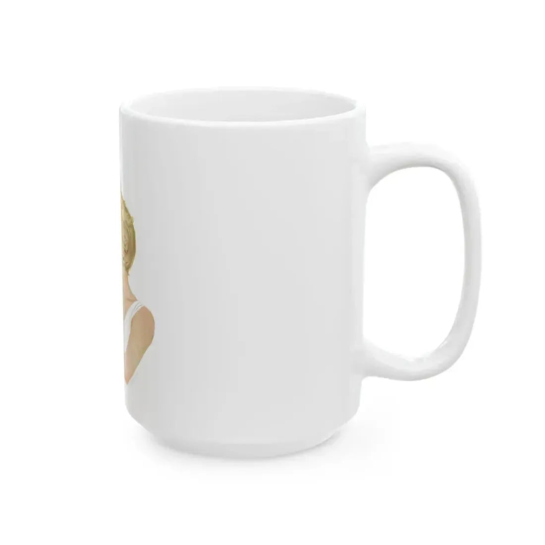 Anniversary Quarrel by Marnie Ellington, Woman's Own magazine, 1957 - White Coffee Mug - Go Mug Yourself