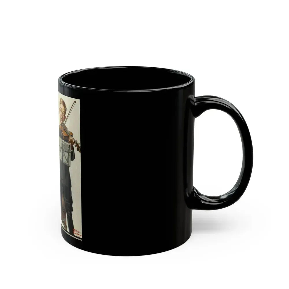 Annoyance, probable magazine cover, circa 1920s - Black Coffee Mug - Go Mug Yourself