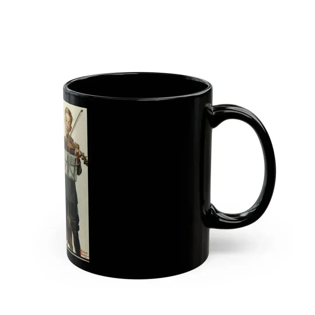 Annoyance, probable magazine cover, circa 1920s - Black Coffee Mug - Go Mug Yourself