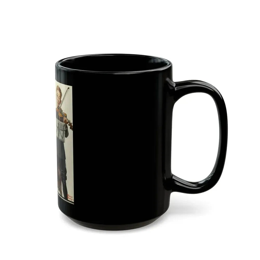 Annoyance, probable magazine cover, circa 1920s - Black Coffee Mug - Go Mug Yourself