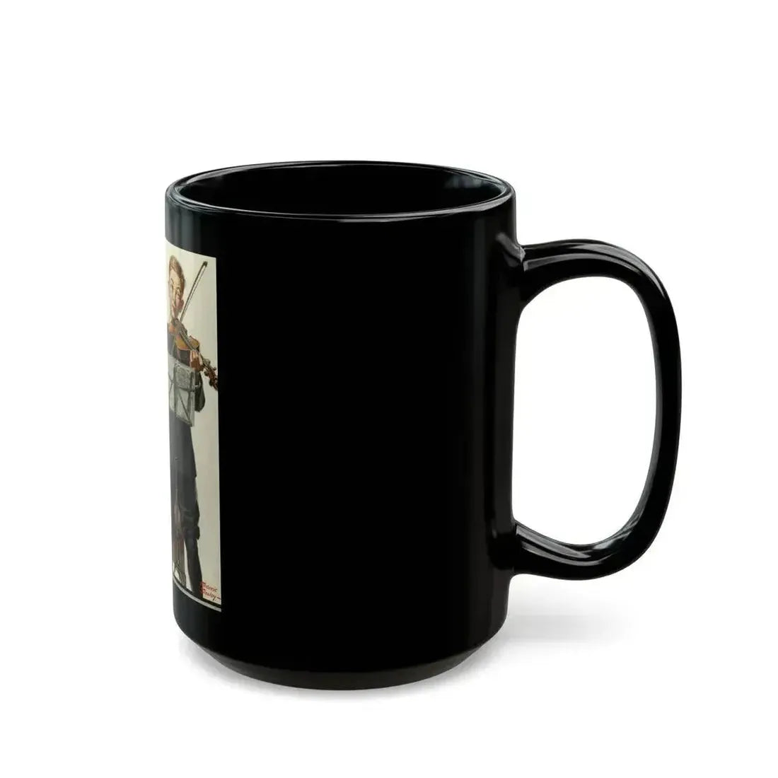 Annoyance, probable magazine cover, circa 1920s - Black Coffee Mug - Go Mug Yourself