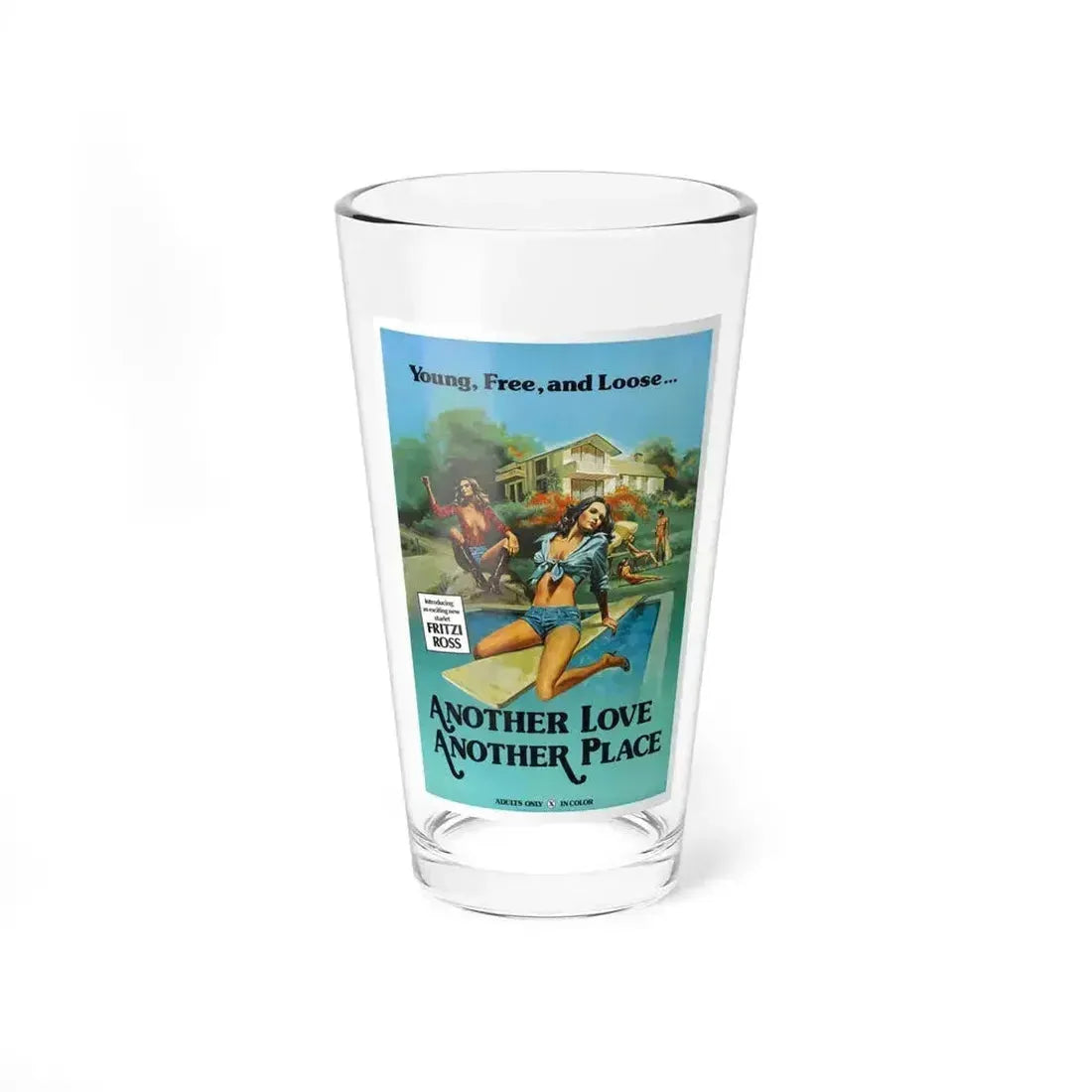 ANOTHER LOVE ANOTHER PLACE 1976 Movie Poster - Pint Glass 16oz 16oz - Go Mug Yourself