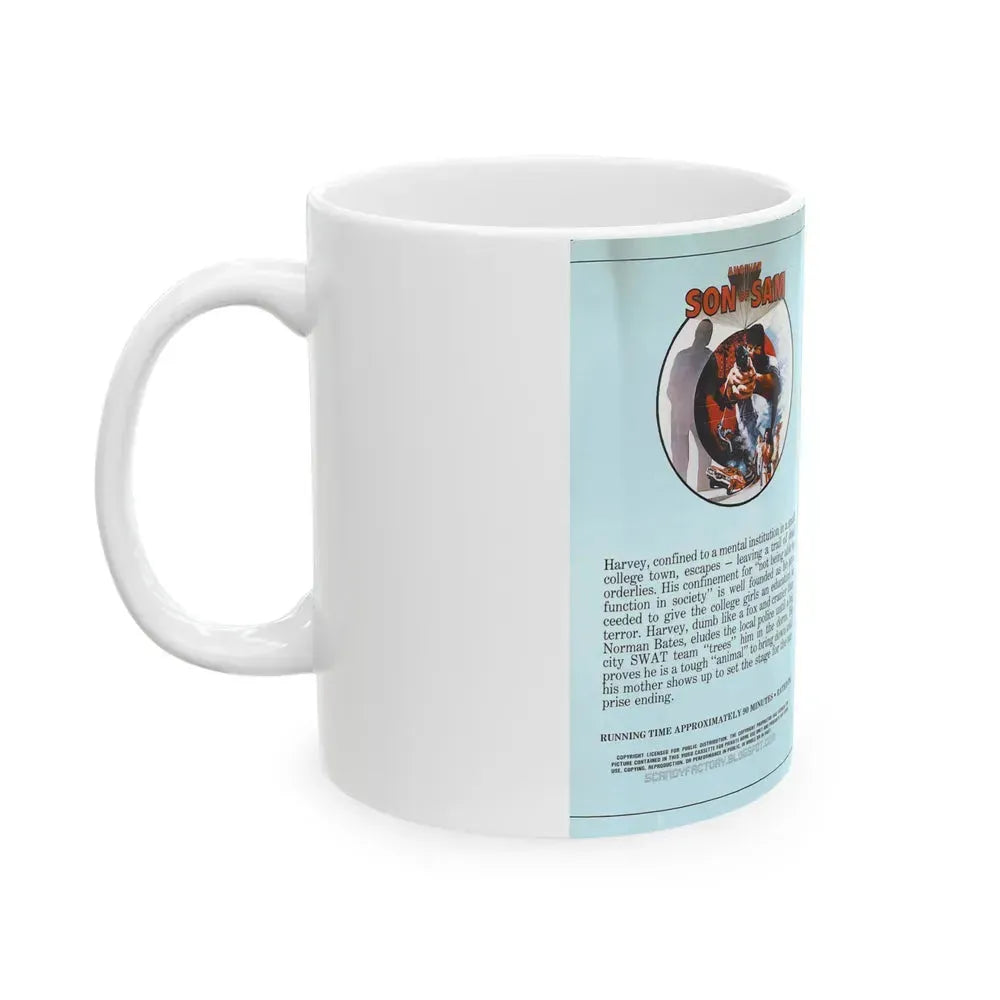 ANOTHER SON OF SAM (VHS COVER) - White Coffee Mug - Go Mug Yourself