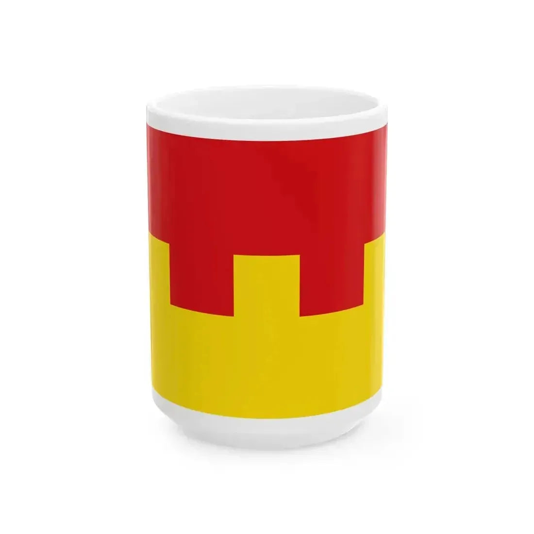 Ans drapeau (Belgium) White Coffee Mug 15oz - Go Mug Yourself