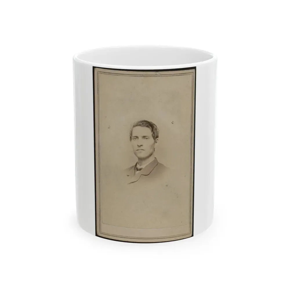 Anson Rider, Junior, Bust Portrait, Facing Slightly Left (U.S. Civil War) White Coffee Mug 11oz - Go Mug Yourself