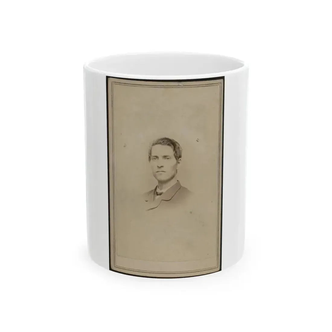 Anson Rider, Junior, Bust Portrait, Facing Slightly Left (U.S. Civil War) White Coffee Mug 11oz - Go Mug Yourself
