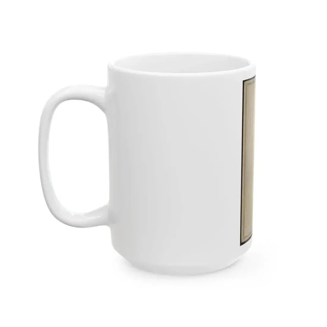 Anson Rider, Junior, Bust Portrait, Facing Slightly Left (U.S. Civil War) White Coffee Mug - Go Mug Yourself